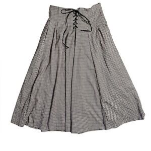 Alice’s Pig Corset High Waisted Gingham Skirt 12